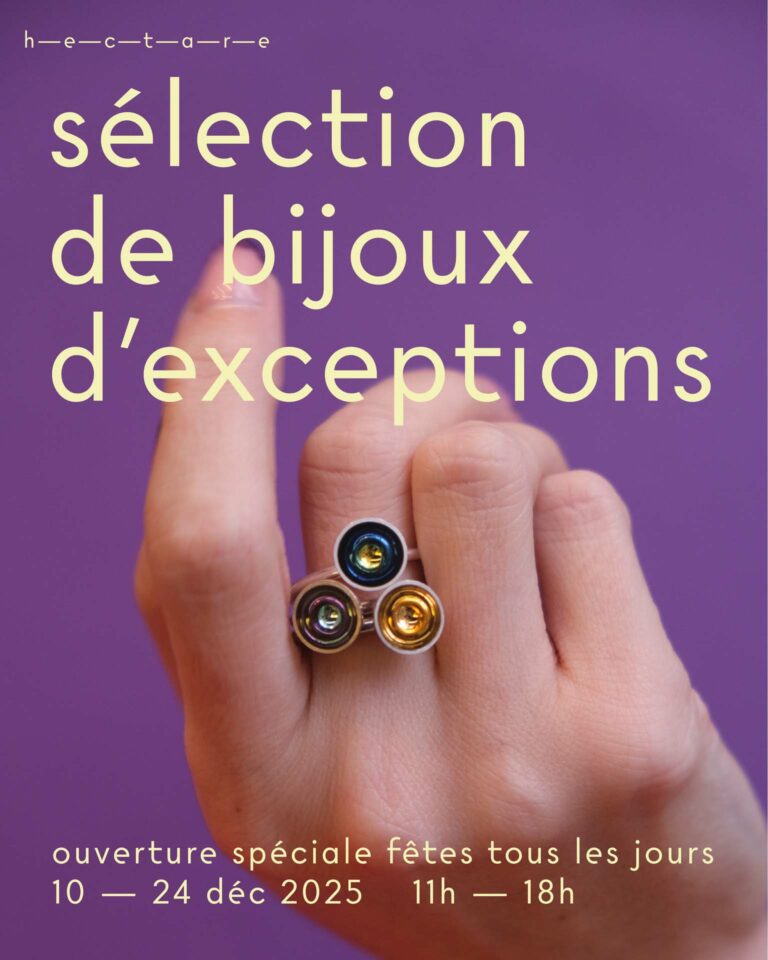 Bagues « Oculus S », lentille quartz, pvd coating, argent, Jiro Kamata