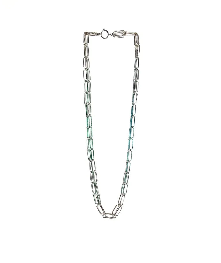 Collier Emma Gregory, 174BPM Curious transposition 2, acier La force des BPM en bijou