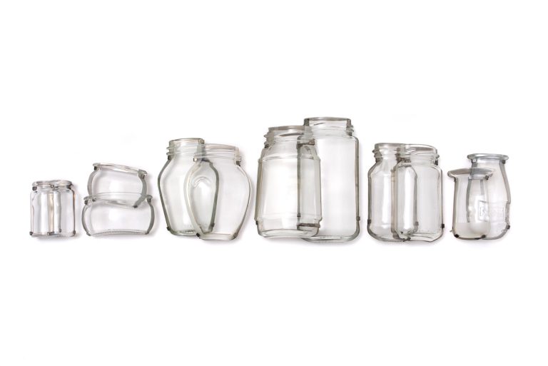 Kitchen Glass, Gésine Hackenberg, brooch, glass, silver, ruthenium