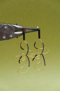 Hectare UNW Güzin Boucles Dancer acier doré 3d printing noir/blanc