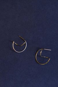 Boucles Sabine Herman Spring or jaune poli