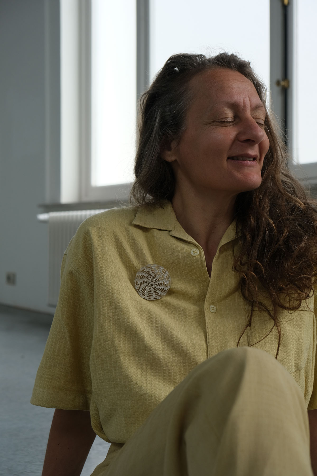 Hectare broche Kazuko Nishibayashi argent