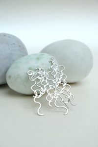 Lou Sautreau Broche Haute Lisse argent poli