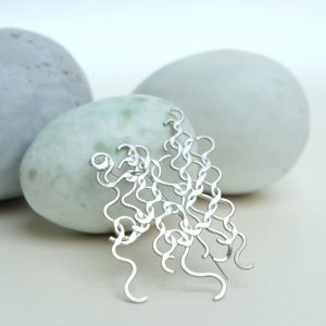 Lou Sautreau Broche Haute Lisse argent poli