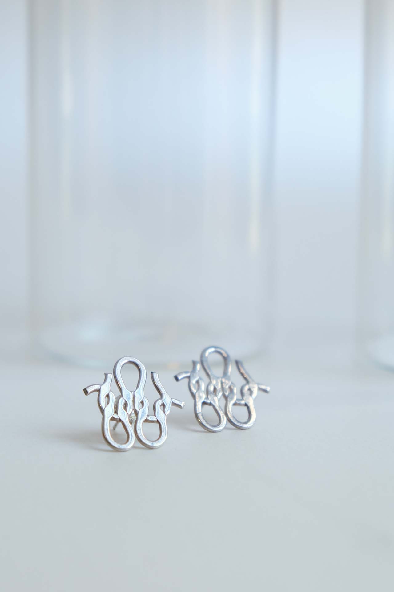 Boucles d'oreilles Lou Sautreau top largent
