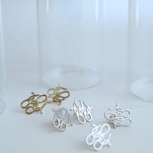 Boucles d'oreilles Lou Sautreau top largent