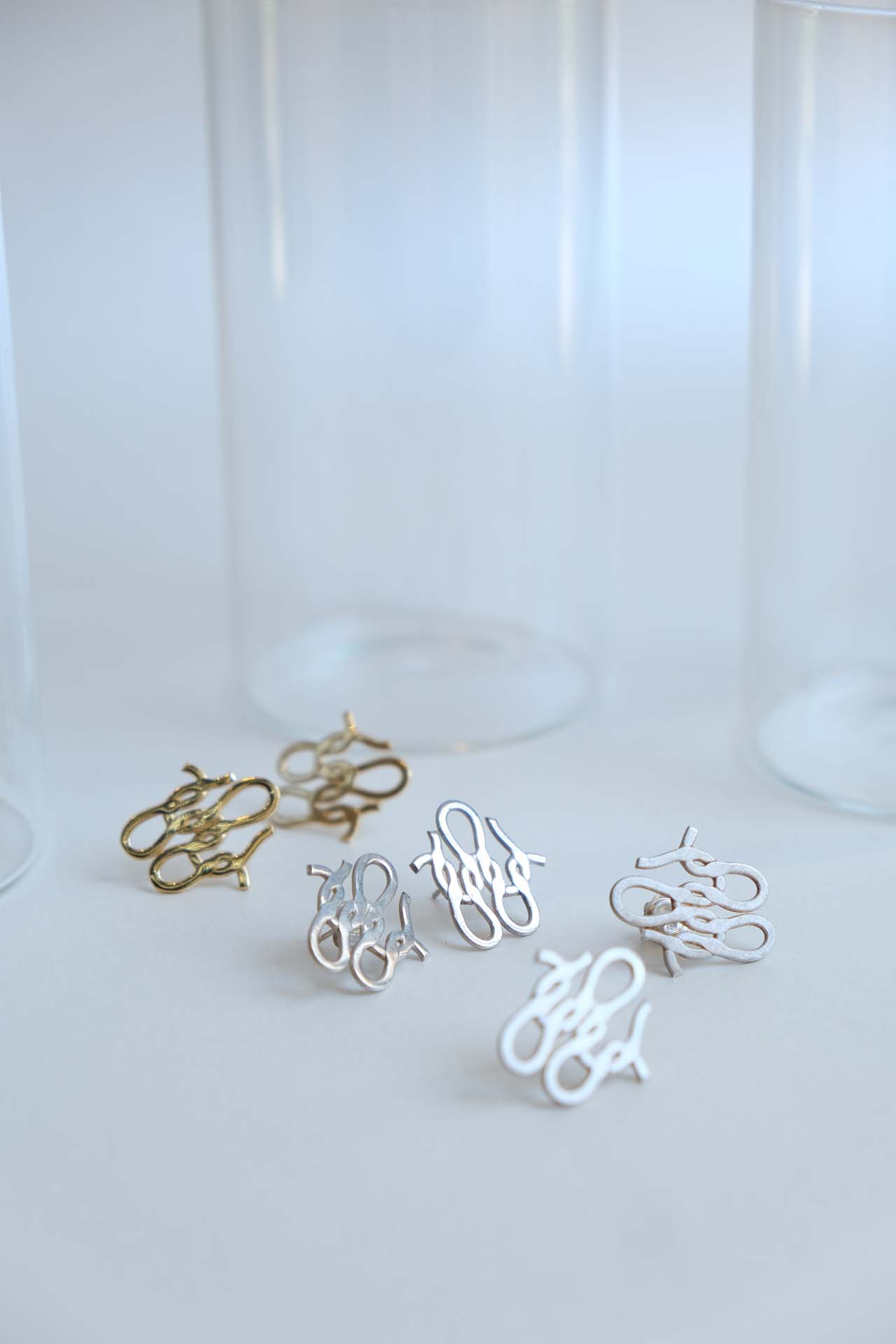Boucles d'oreilles Lou Sautreau top largent