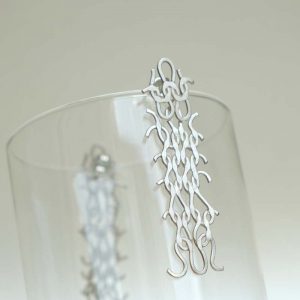 Lou Sautreau - boucles "Haute lisse" mobile - Argent 925, Mate