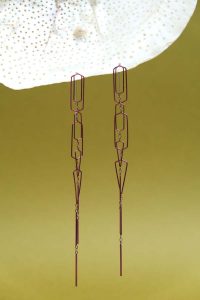 Hectare boucles Emma Gregory Colourful swell acier rose