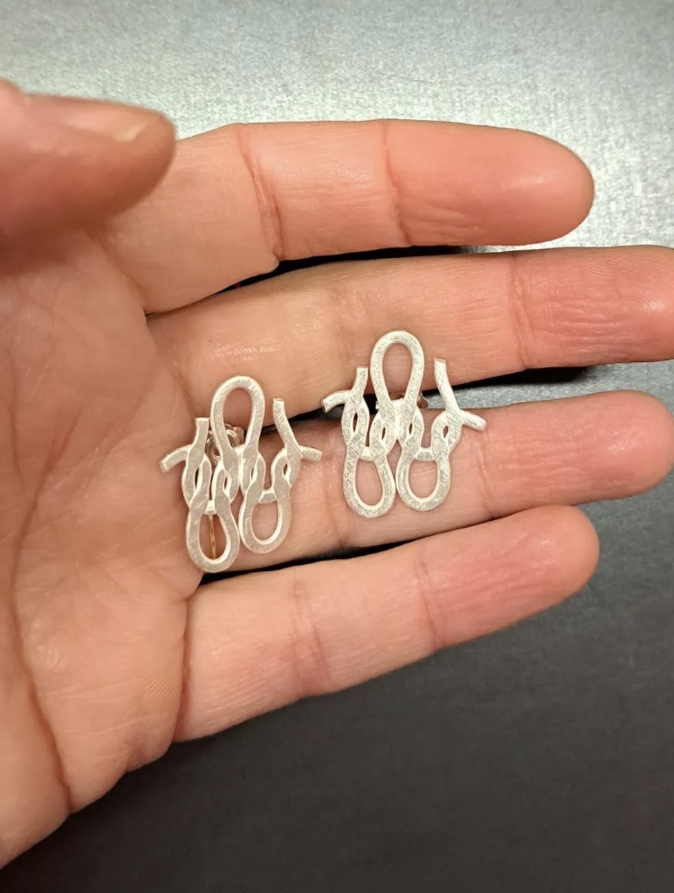 Lou Sautreau Haute lisse top argent mat