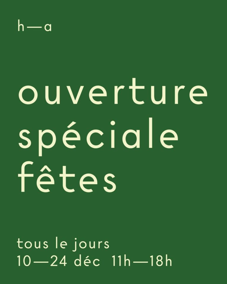 Ouverture noël 2025