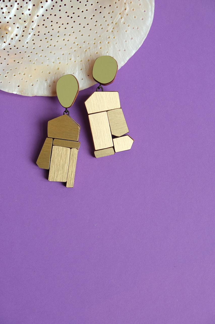 Karen Vanmol - boucles green gold