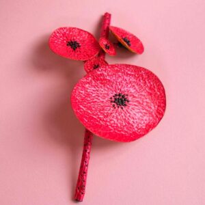 Isabelle Azaïs - "Coral" brooch
