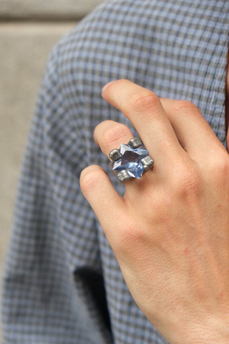 Ambroise Degenève- Bague spinelle- Argent (4)